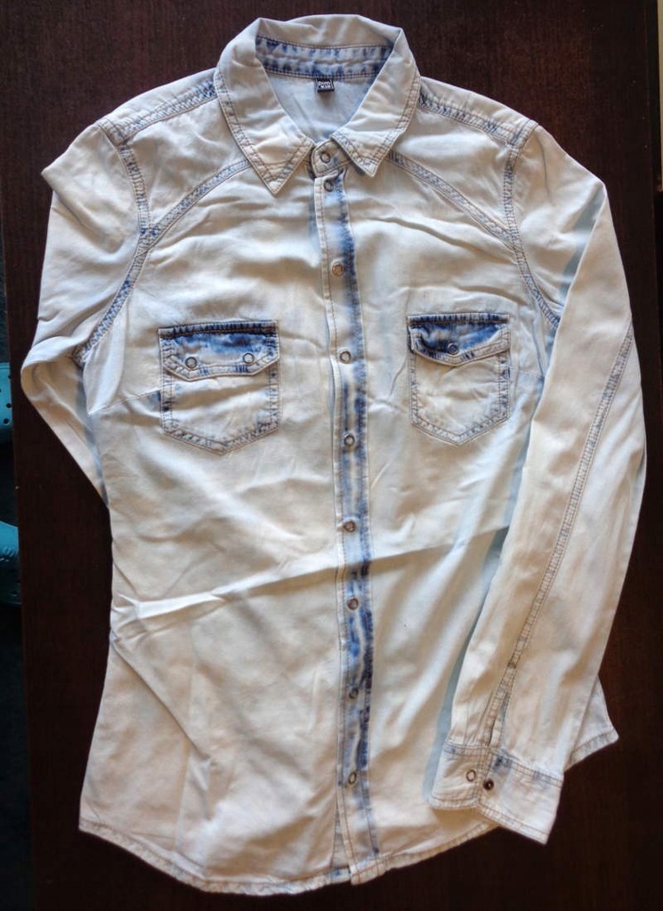 PIMKIE jeansowa DŁUGA koszula SUPER 152/158 -34