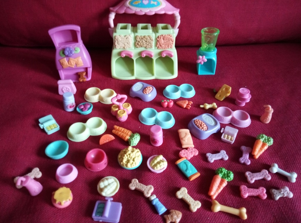 Zestaw jedzenie akcesoria LPS Littlest Pet Shop