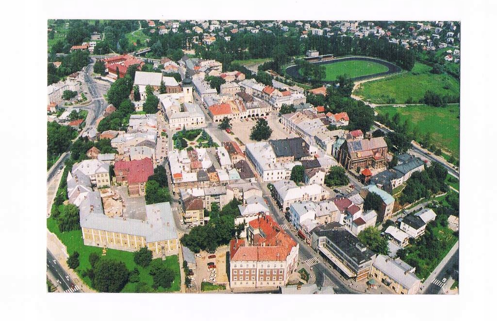 KROSNO Rynek Stadion z lotu ptaka