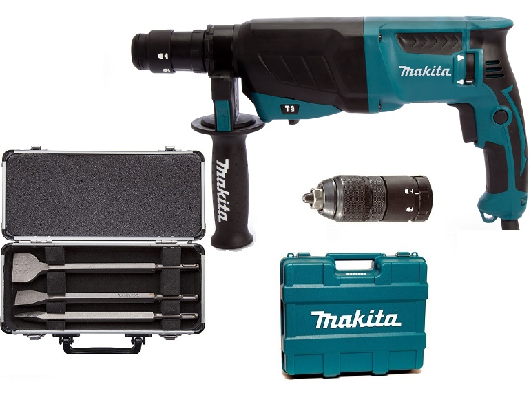 Makita HR2630T Młotowiertarka SDS Wymienny Uchwyt