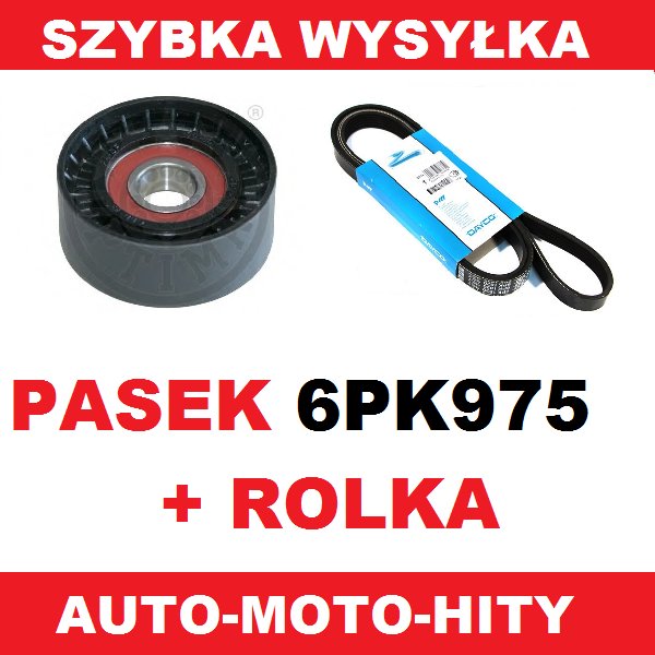 PASEK+ROLKA FORD FIESTA MK5 MK6 1.4 1.6 TDCI KLIMA