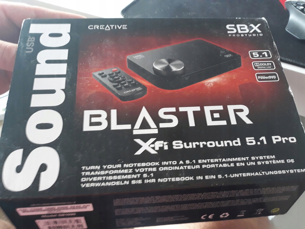 Sound Blaster X-Fi Surround Pro 5.1 USB GWARANCJA