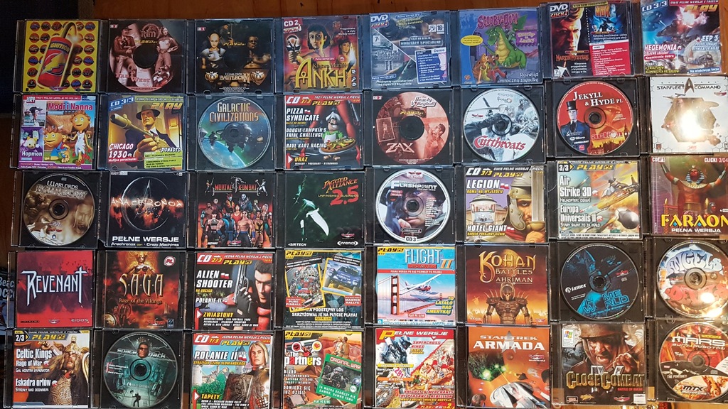 Płyty z grami z gazet m.in CD Action ponad 320CD 7471860767