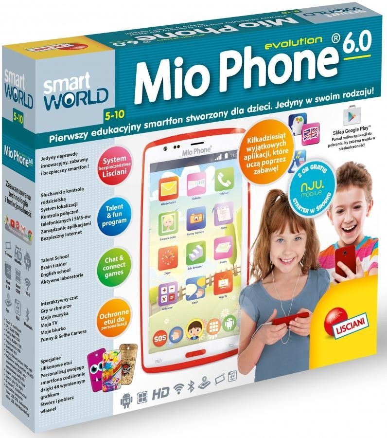 Lisciani Mio Phone 6.0 czerwony