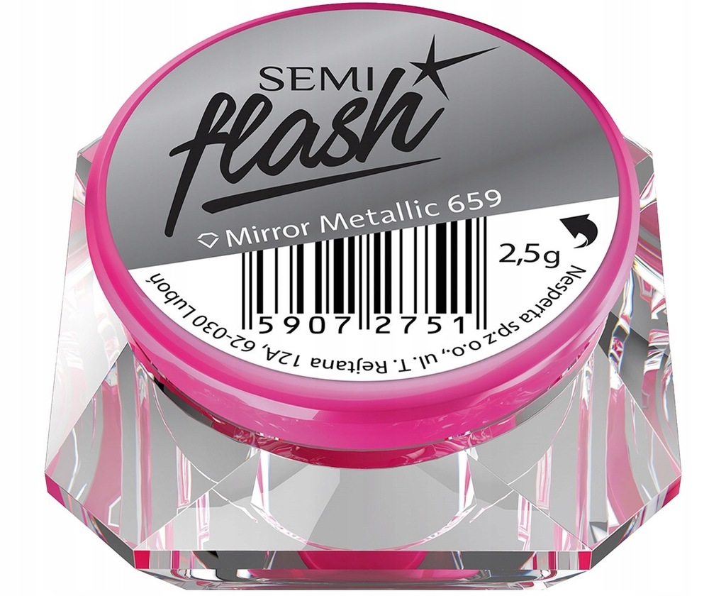 SEMIFLASH SEMILAC 659 Efekt lustra SemiFlash metal