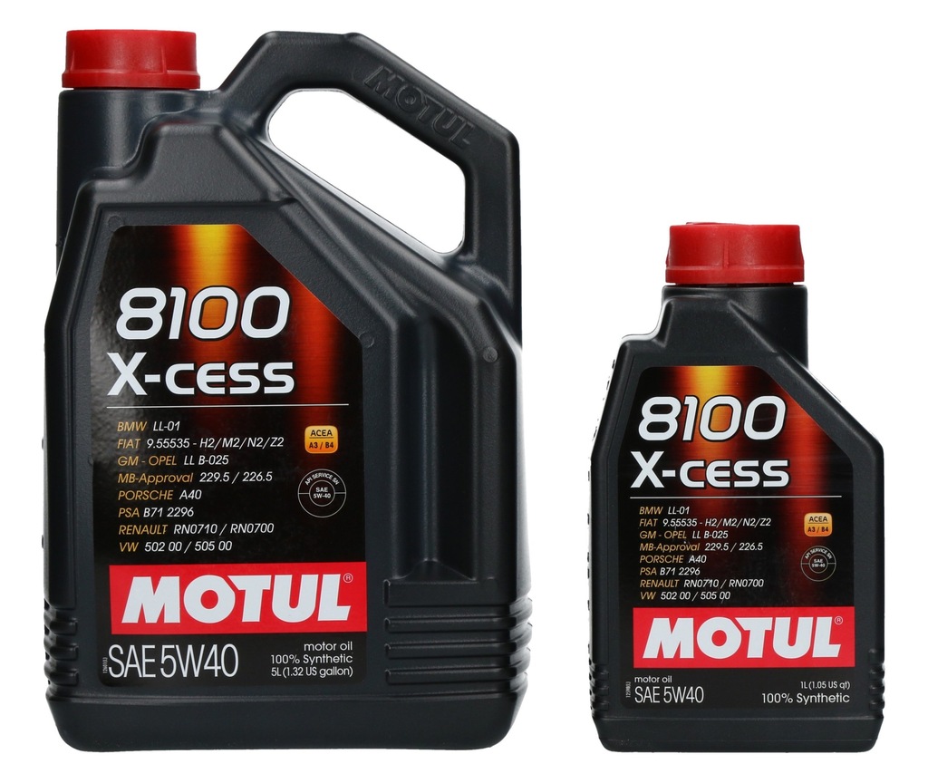 OLEJ MOTUL 8100 X-CESS 5W40 6L (5L + 1L) + GRATIS - 6911114500 ...