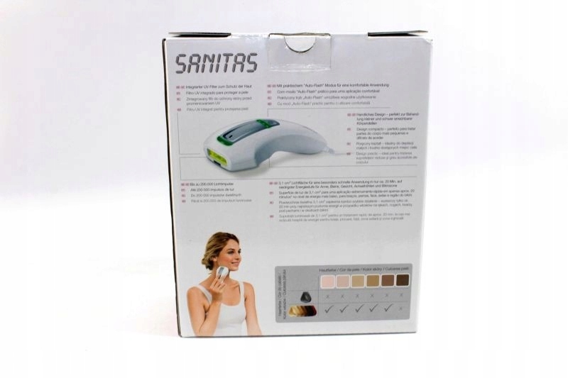 DEPILATOR LASEROWY SANITAS IPL 200 7578012903 oficjalne archiwum