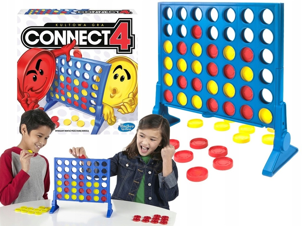 GRA CONNECT 4 Hasbro UKŁADAJ W LINII żetony