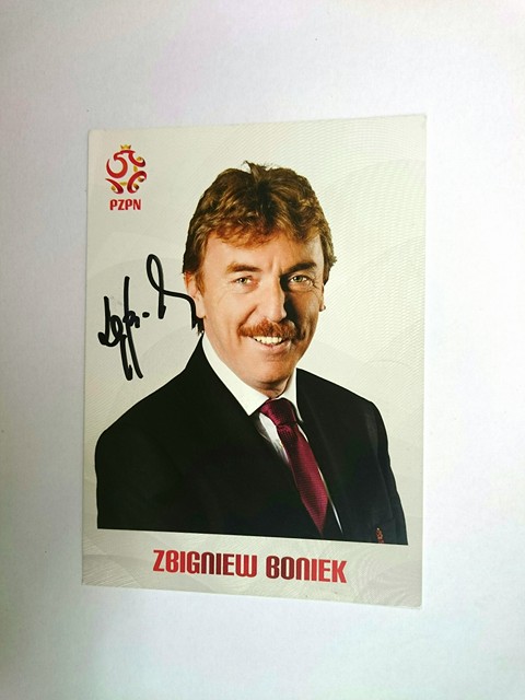 Autograf Zbigniew Boniek 7172874316 Oficjalne Archiwum Allegro