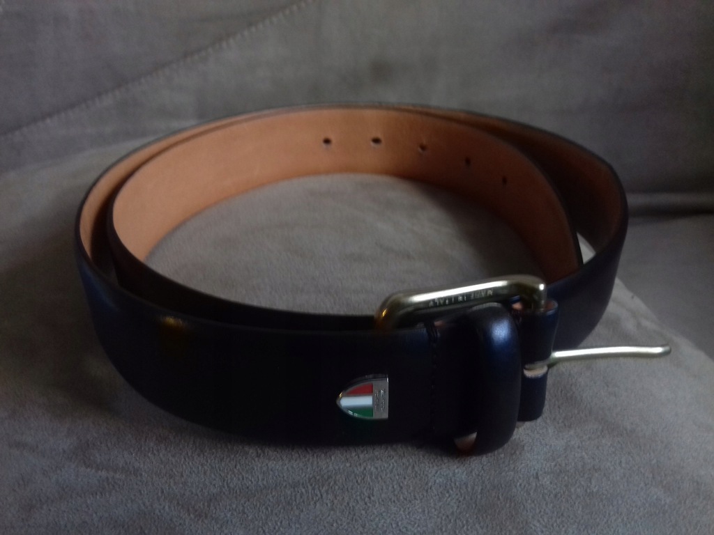 MARCO PARISI SKÓRZANY PAS MADE IN ITALY DŁ. 108 CM