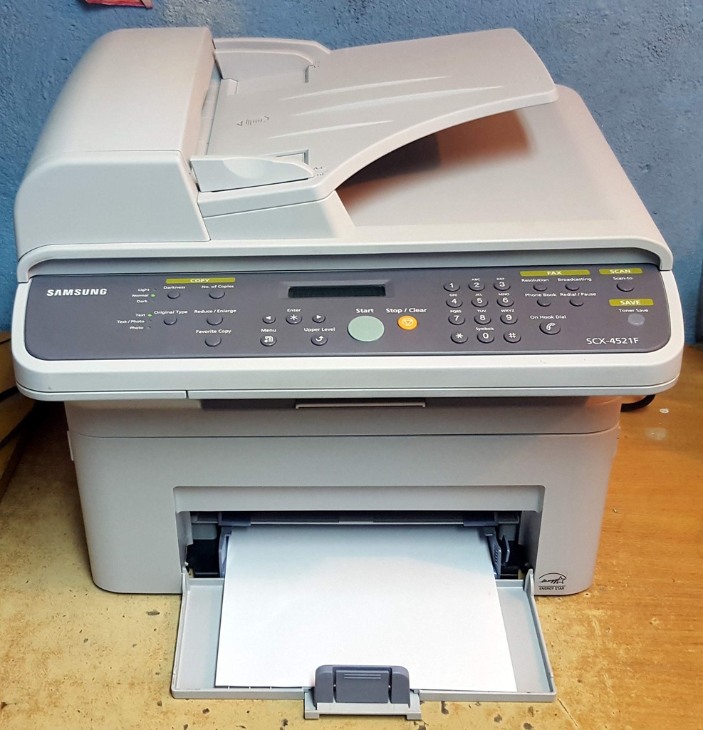 Drukarka Samsung SCX-4521F skaner ksero fax bdb