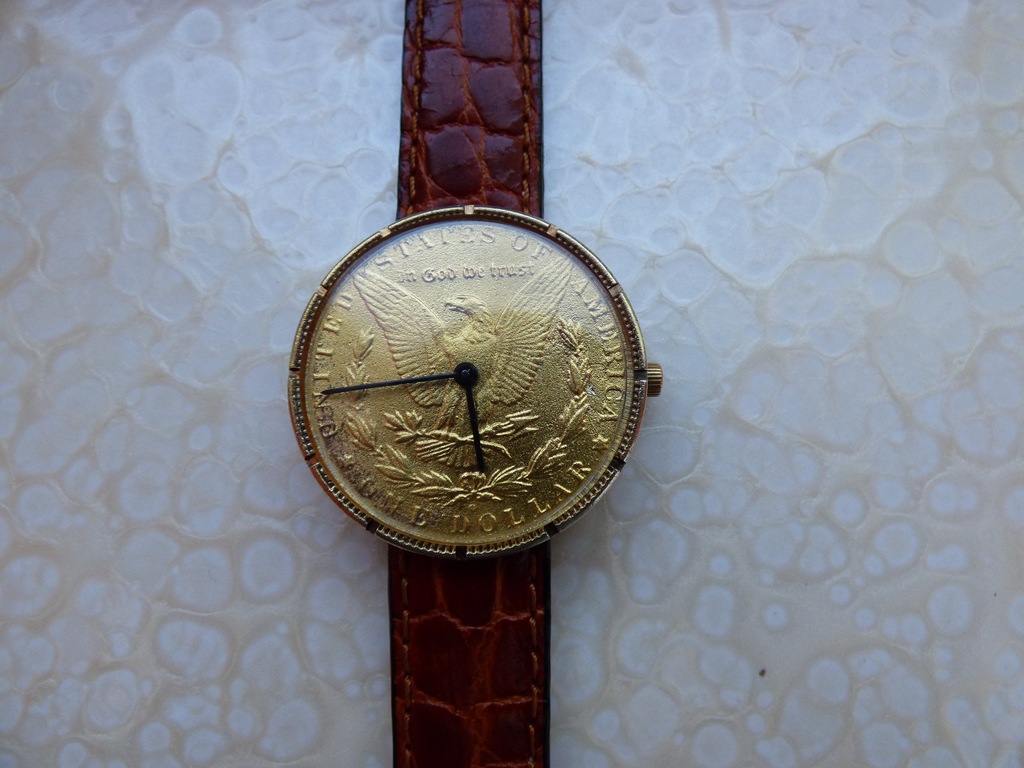 HENO WATCH SA SWISS , 1960, 1 dolar Srebro 0,800