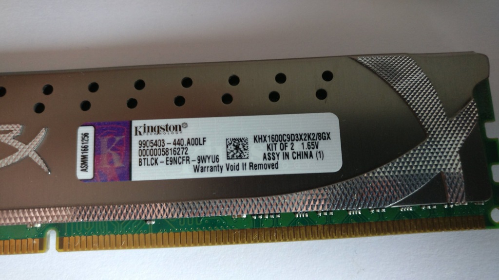 Разгон памяти kingston hyperx khx1600c10d3 8g