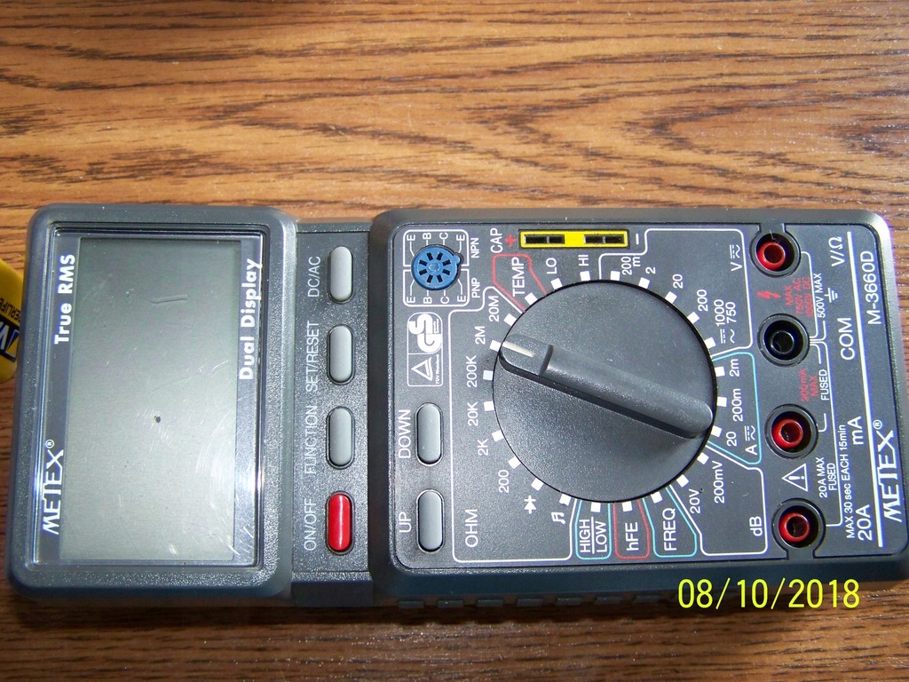 METEX M-3660D USTERKA