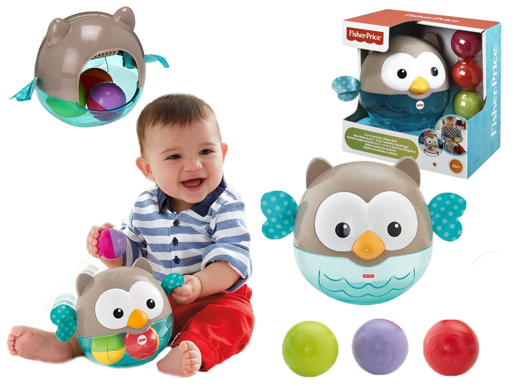 Fisher Price Kuleczka Sóweczka Sowa Piłki CDN46