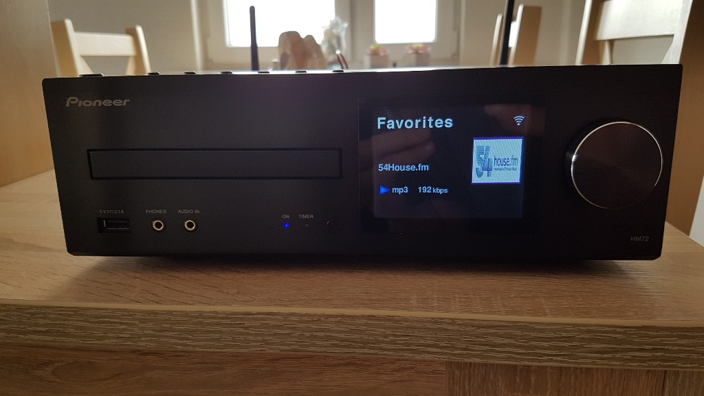 Pioneer XC-HM72-K Amplituner Sieciowy, USB