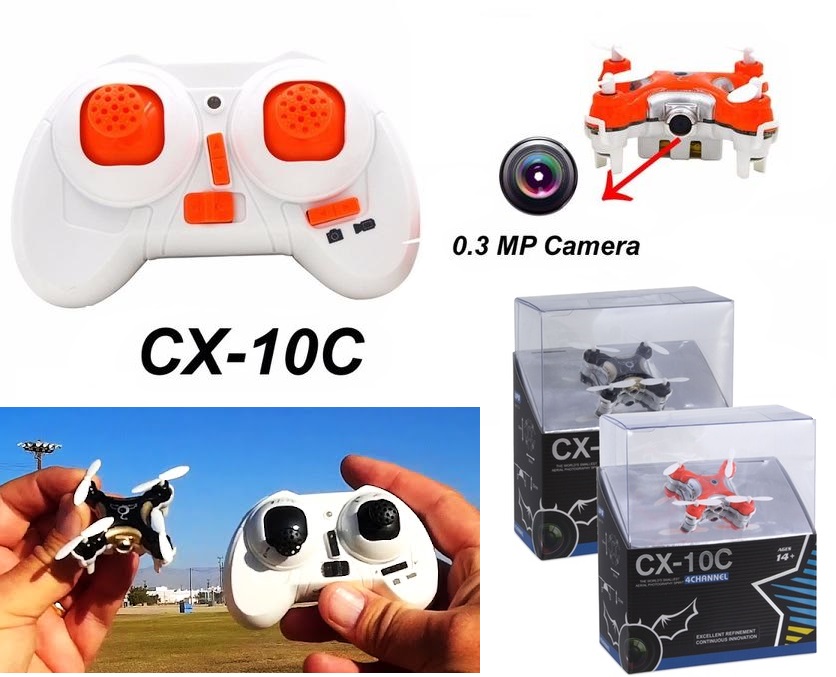 NAJMNIEJSZY MINI DRON Z KAMERĄ HD CX10C WiFi 6AXIS