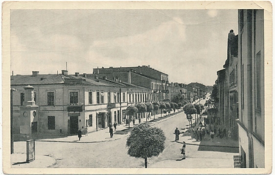 Kielce ulica Sienkiewicza lata 40-50 te