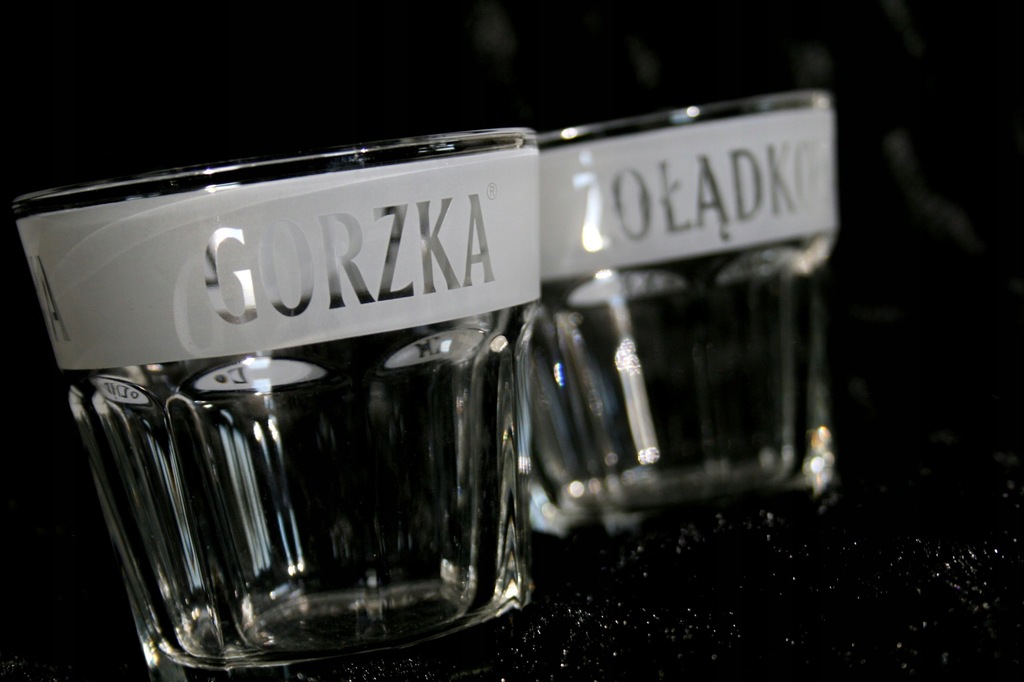 SZKLANKA GORZKA ŻOŁĄDKOWA KOMPLET 2 SZTUKI 200 ml