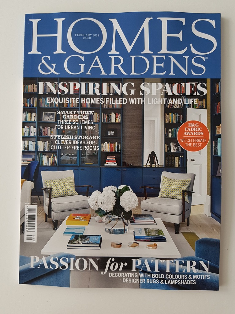 Homes&Gardens February 2018 UK wnętrza design