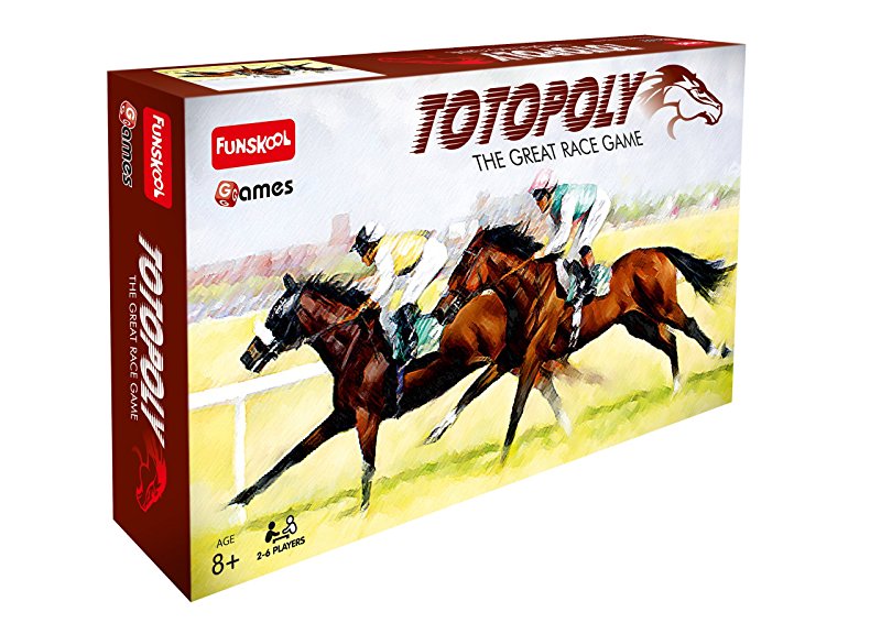 GRA TOTOPOLY FUNSCOOL WYŚCIGI KONNE 2-6 GRACZY 8+