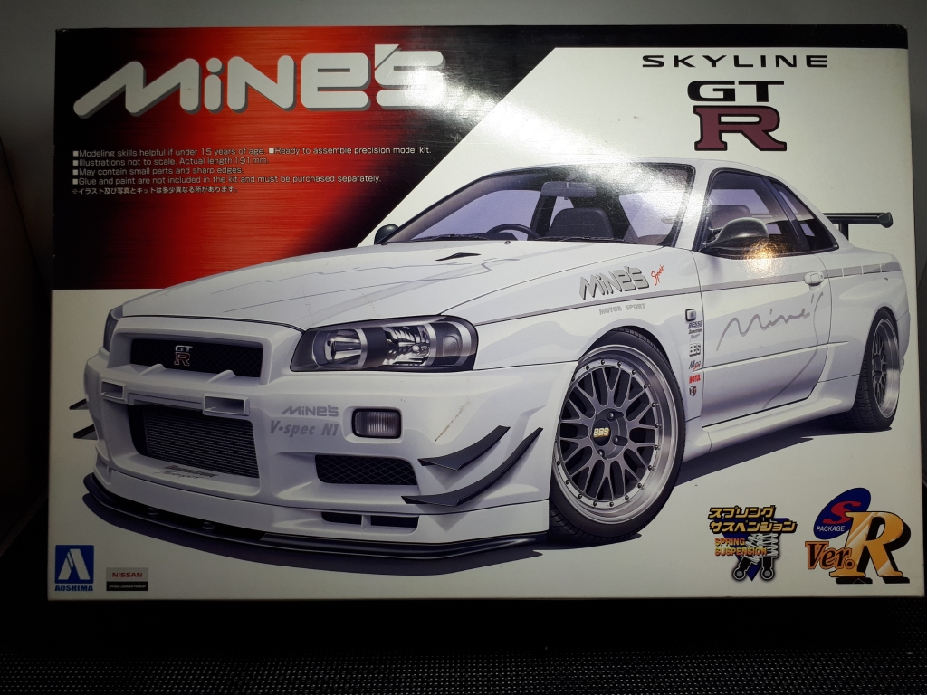 ZŁOM Nissan Skyline R34 GTR Kabriolet 1/24 Aoshima