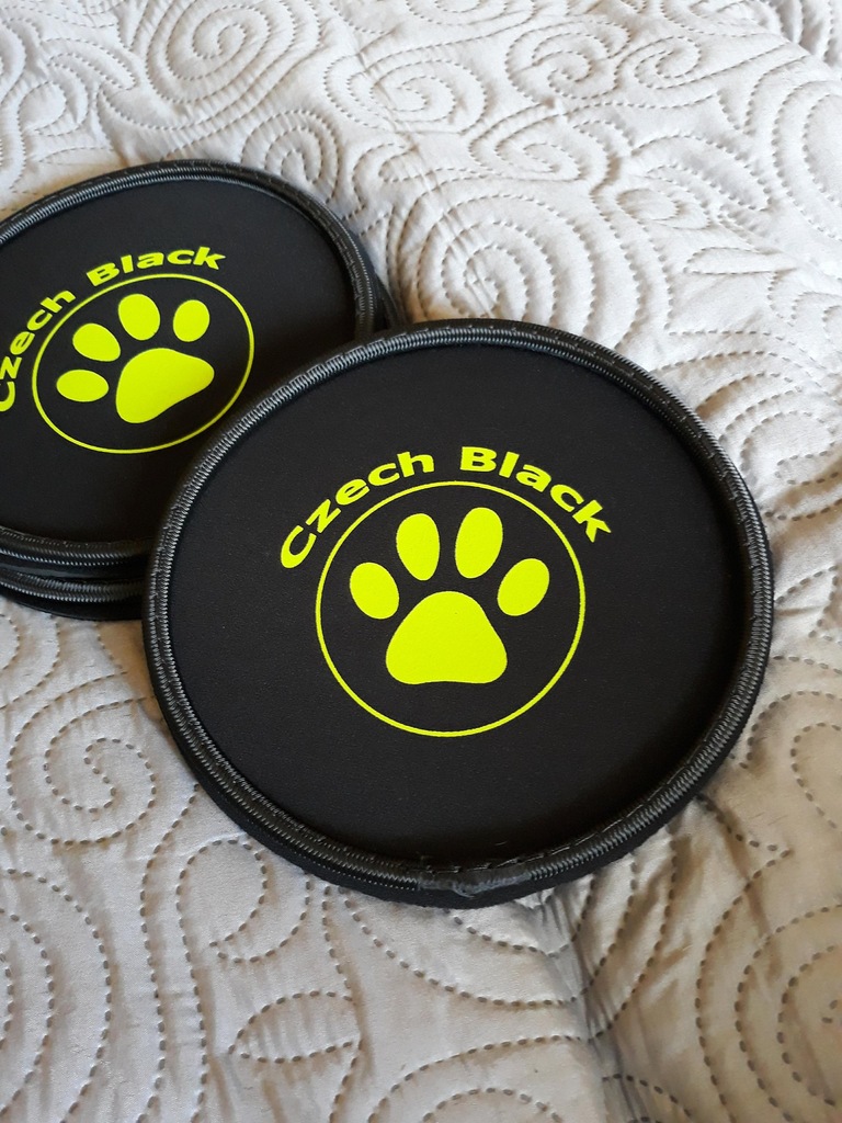 Neopren Frisbee dla psa zabawka Czech Black 22 cm.