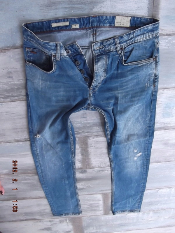 NEXT__męskie jeans spodnie RURKI___W32L32