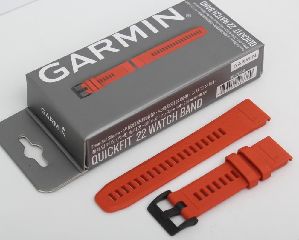 GARMIN QuickFit Fenix 5 Czerwony Flame Red 22mm