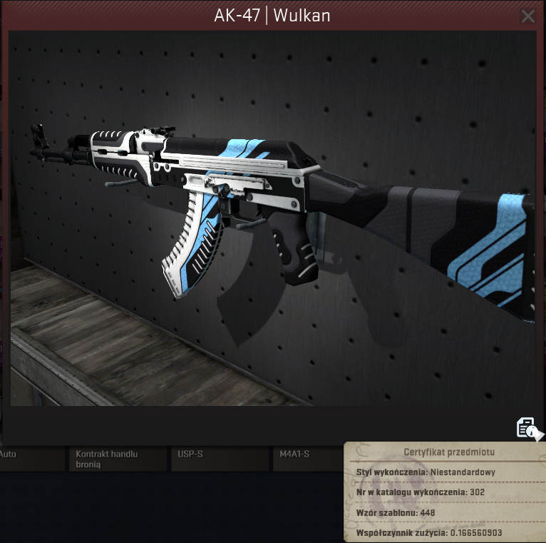 CS GO skin ak-47 Vulcan FT