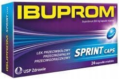 IBUPROM SPRINT CAPS 200 mg, 24 kapsułki