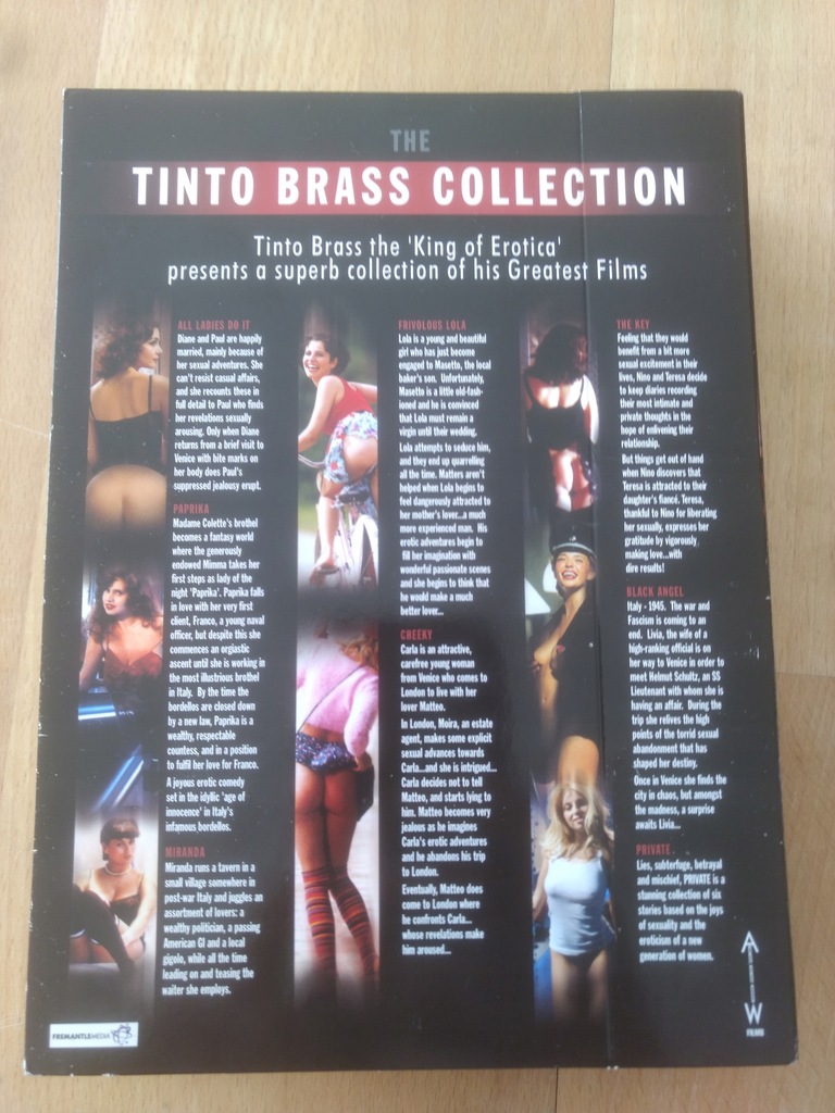 Tinto Brass Ultimate Collection 8 DVD Box - 7610880784 - oficjalne archiwum  Allegro