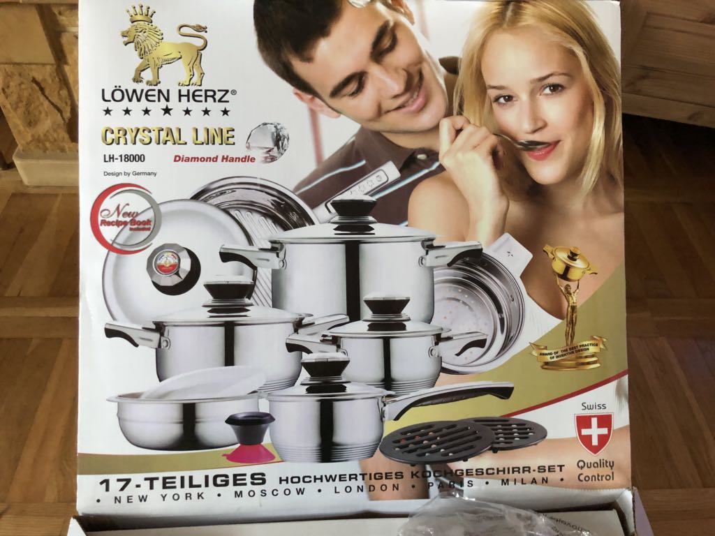 Nowy zestaw garnków Lowen Herz LH18000