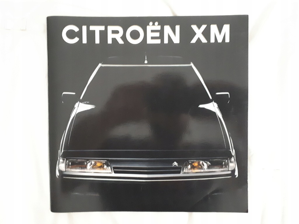 Prospekt folder Citroen XM 1991 Rarytas