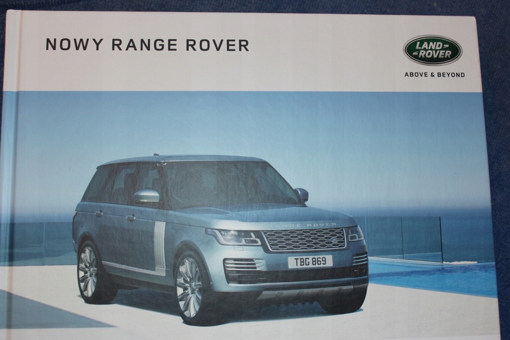 Katalog Prospekt Nowy Range Rover. Polski. Twarda