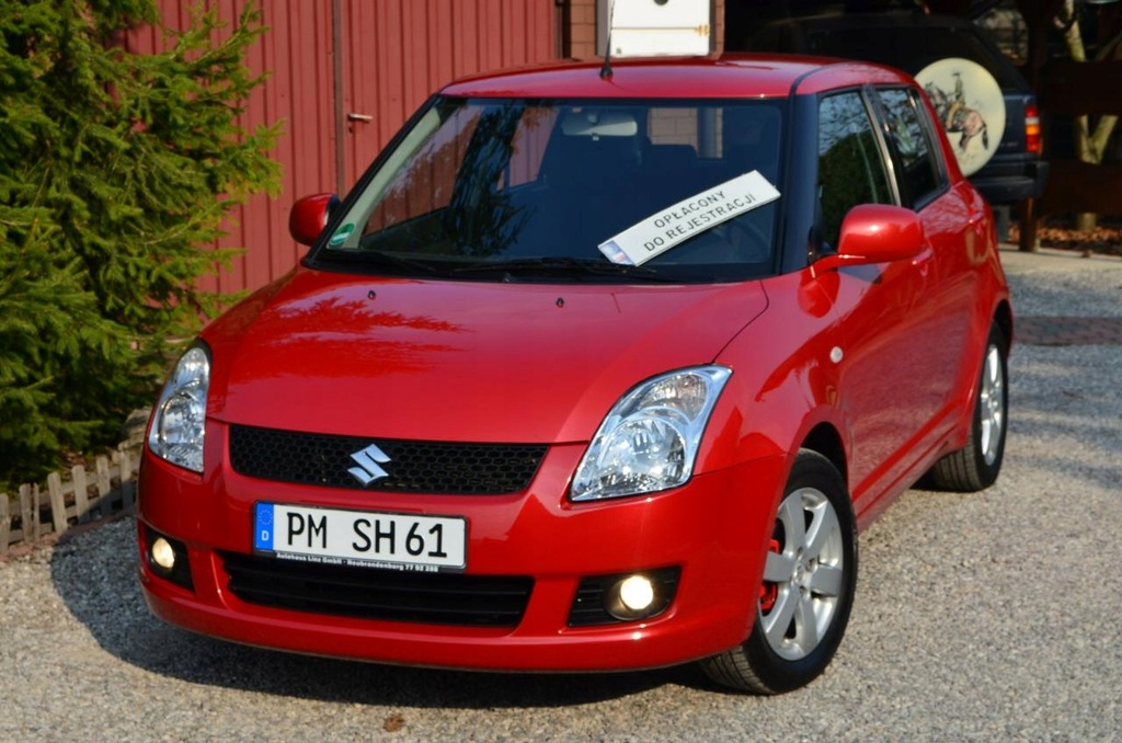 Suzuki Swift 1.3B, Piękny, Czerwona Perła, Wolne