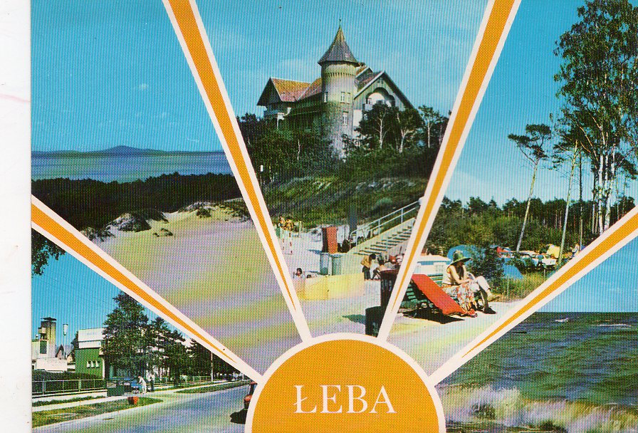 Łeba Port ,Neptun Pocztówka