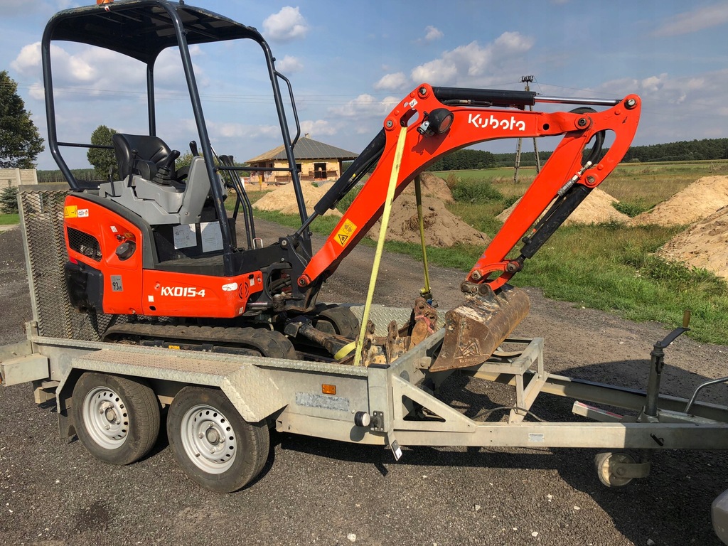 MINIKOPARKA KUBOTA KX 015-4 MINI KOPARKA