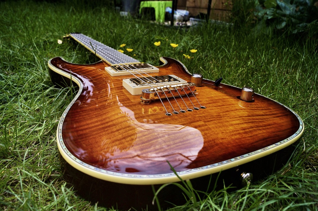 ESP LTD H 1000 Amber Burst