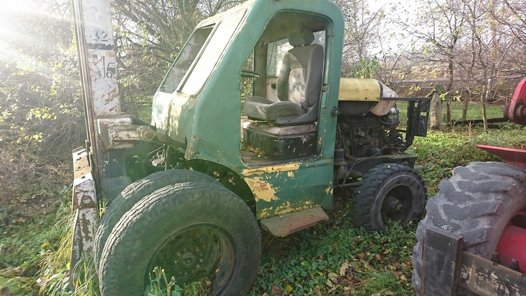 Wózek widłowy LWÓW 1984r Diesel