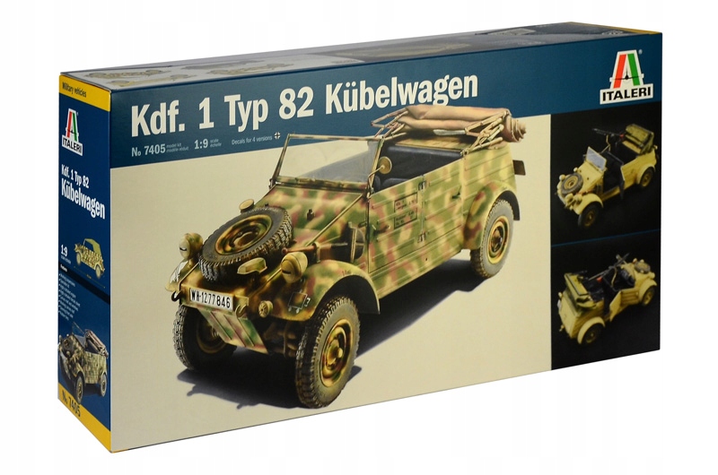 Купить Кдф. 1 Type 82 Kubelwagen 1/9 Italeri 7405 Познань: отзывы, фото, характеристики в интерне-магазине Aredi.ru