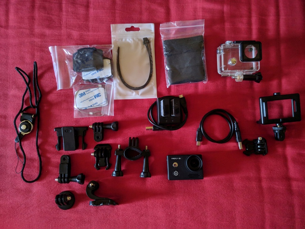 kamera sportowa Firefly 8s 4k + baterie i karta SD