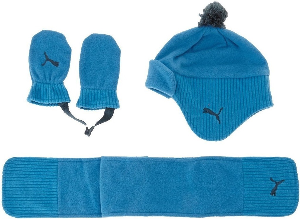 Zestaw zimowy PUMA czapka, szalik, rękawiczki bl2