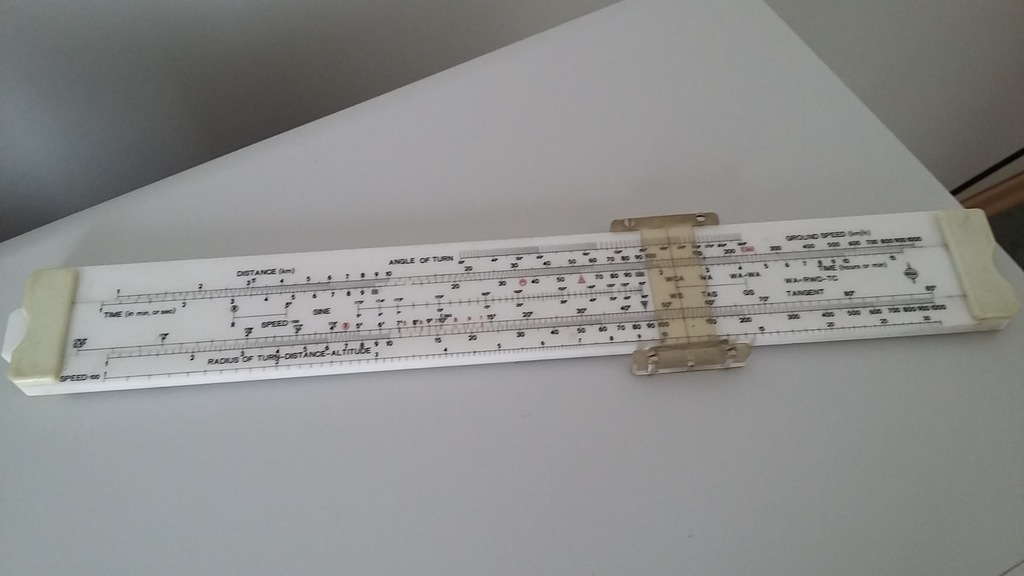 Suwak nawigacyjny SN-3 + linijka nawigacyjna