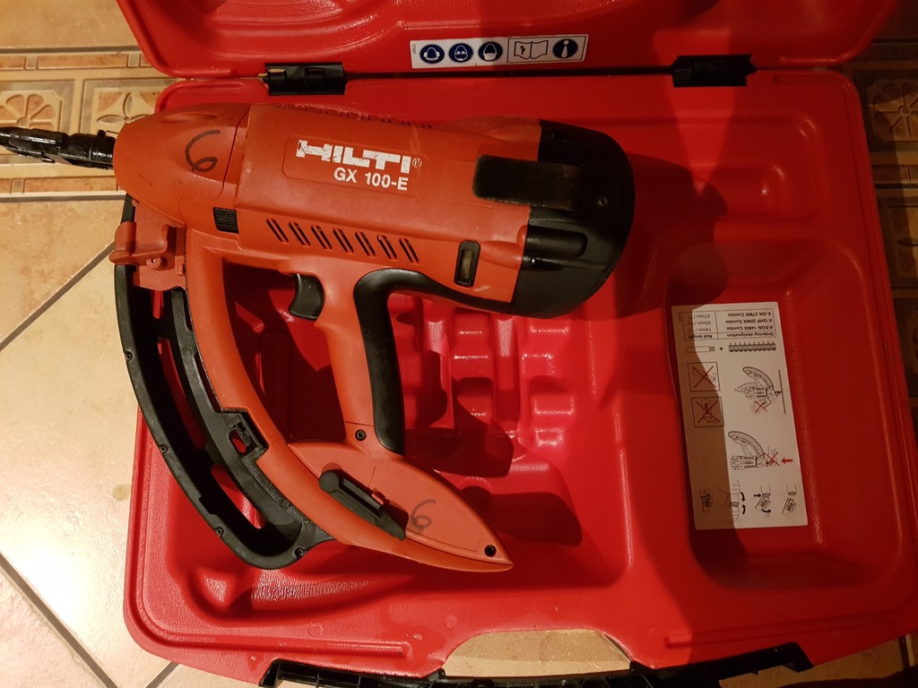 Hilti osadzak gazowy gwożdzi gx 100E gwoździarka 6995964336
