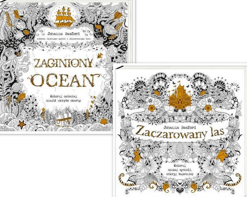 ZAGINIONY OCEAN + TAJEMNY OGRÓD KOLOROWANKI