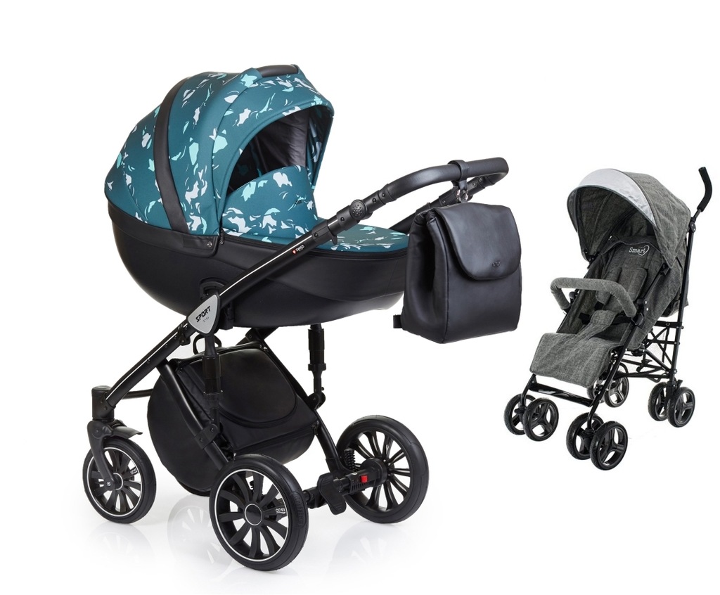 WÓZEK ANEX SPORT AB03 2W1+ lekka spacerówka GRATIS