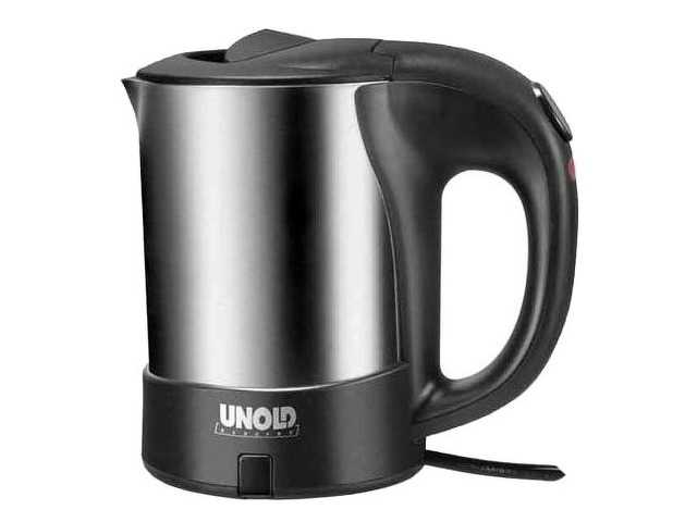 Bollitore Elettrico Unold 0.5L 1000W - Acciaio Inox, Nero Con Accessori