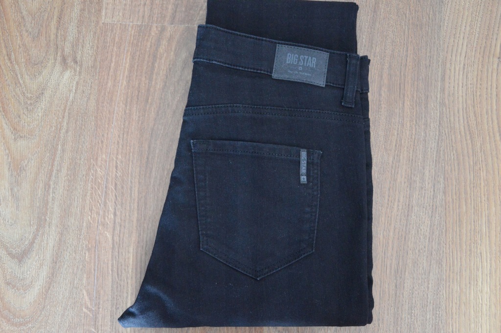 Jeans spodnie BIg Star czarne Adela 900 r. 29/30