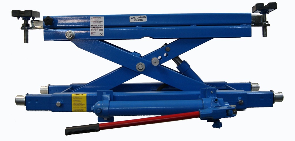 PODNOŚNIK KANAŁOWY NOŻYCOWY HYDRAULICZNY PPH